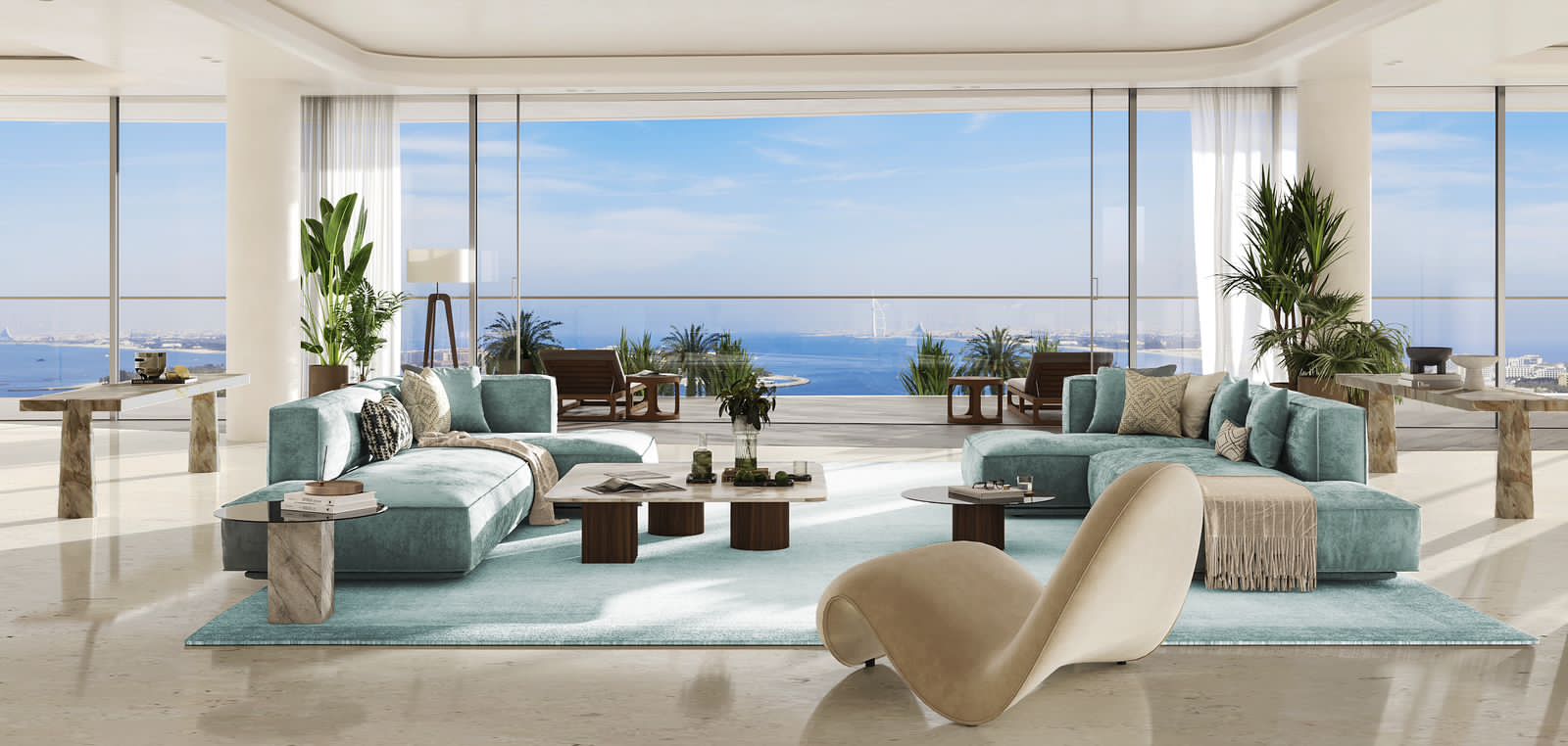 Panoramic Living Room